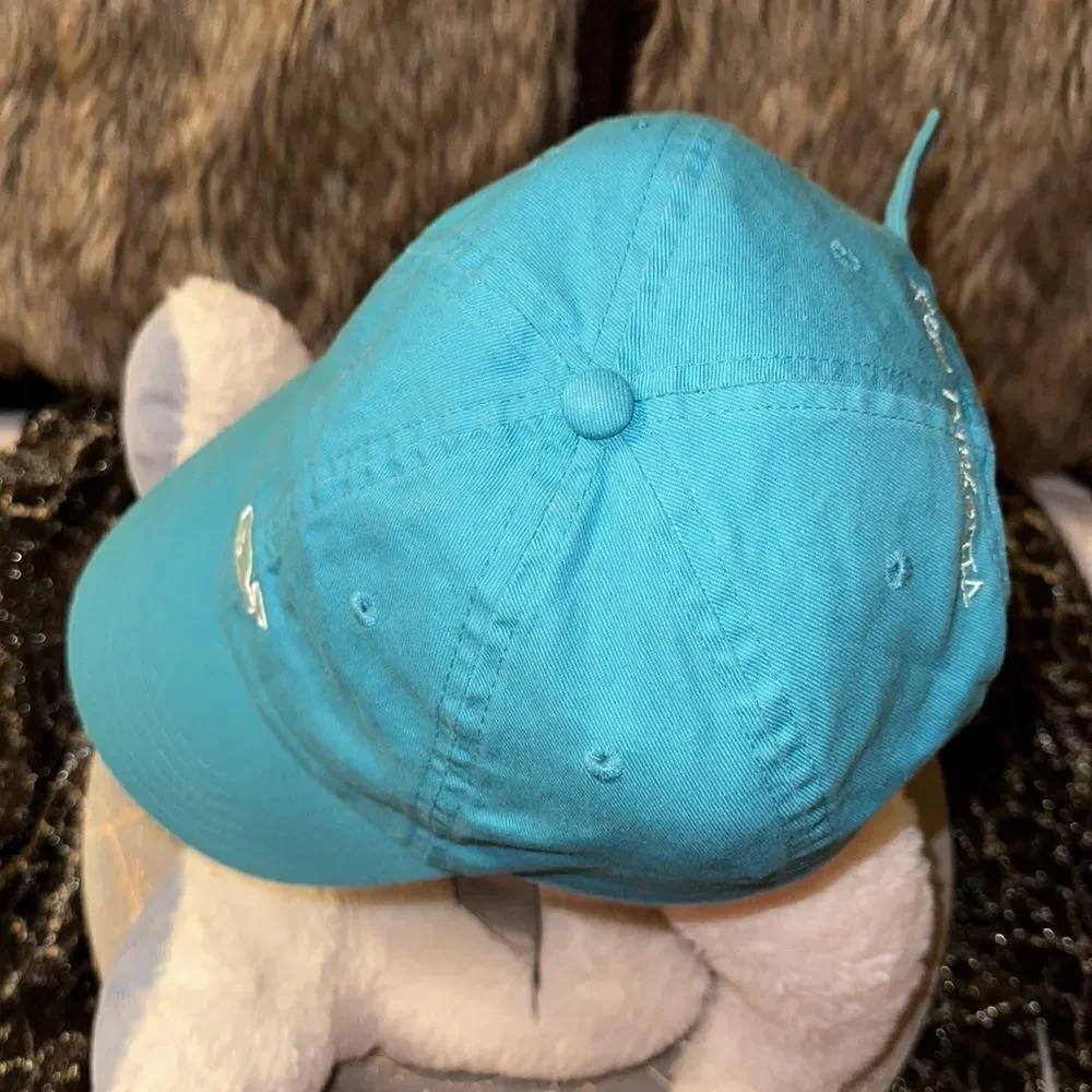 Vineyard Vines OS Blue Embroidered Whale Logo Unisex Cotton Cap